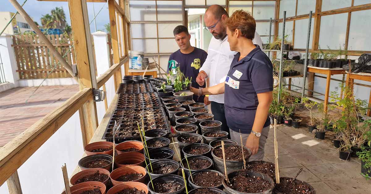 La asociación IMERIS forma a ocho alumnos con el curso "Actividades auxiliares de viveros y jardines"