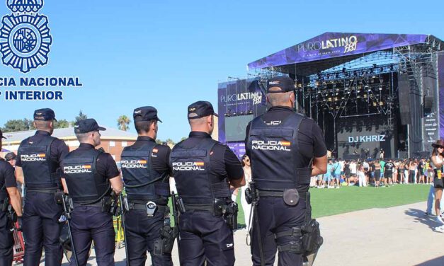 La Policía Nacional establece un fuerte dispositivo de seguridad con más de 200 agentes por el “Puro Latino Fest 2023"