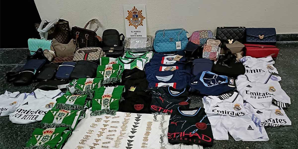 La Policía Local de El Puerto interviene una gran cantidad de artículos falsificados