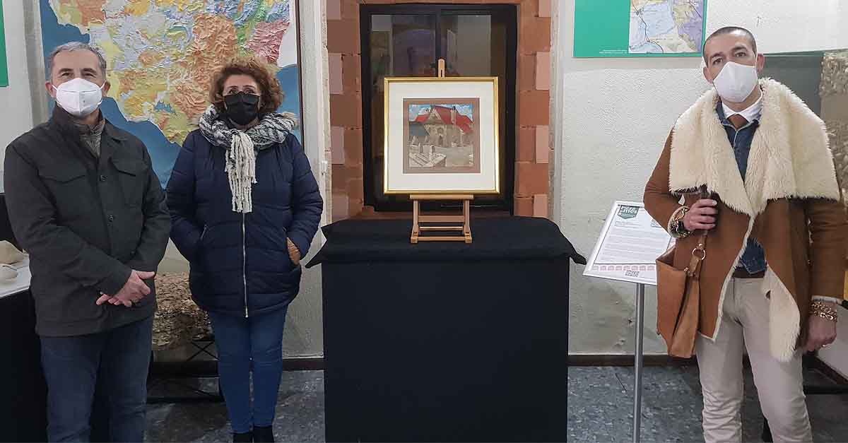 El cuadro de Eulogio Varela “Una casa en…”, nueva pieza del mes