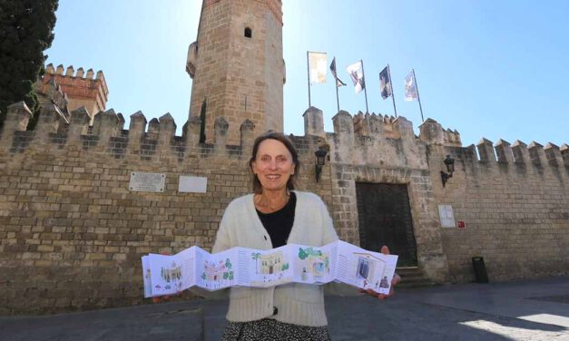 Un libro de ilustraciones y dibujos pop-up de Rosa María Auriol muestra parte de la historia de El Puerto