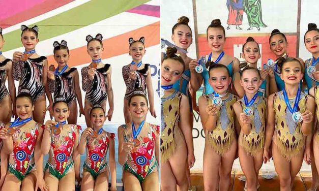 Cuatro medallas para el club deportivo rítmica y estética Alcanatif en la primera fase promesas de Andalucía