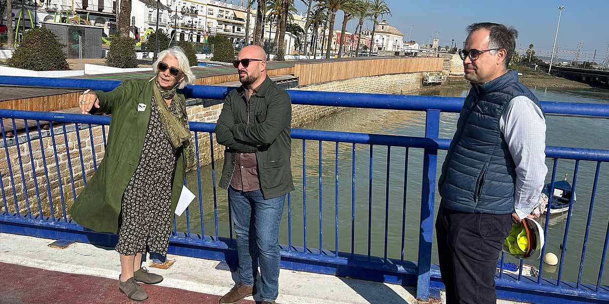 Avanza la rehabilitación del paramento vertical del muelle Local de El Puerto