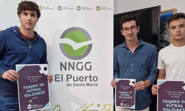Nuevas Generaciones organiza un torneo de fútbol 7 solidario