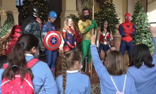Los Súper Héroes recibirán a los niños el  lunes 12 y martes 13 en el Castillo de San Marcos