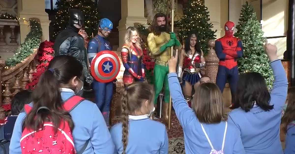 Los Súper Héroes recibirán a los niños el  lunes 12 y martes 13 en el Castillo de San Marcos