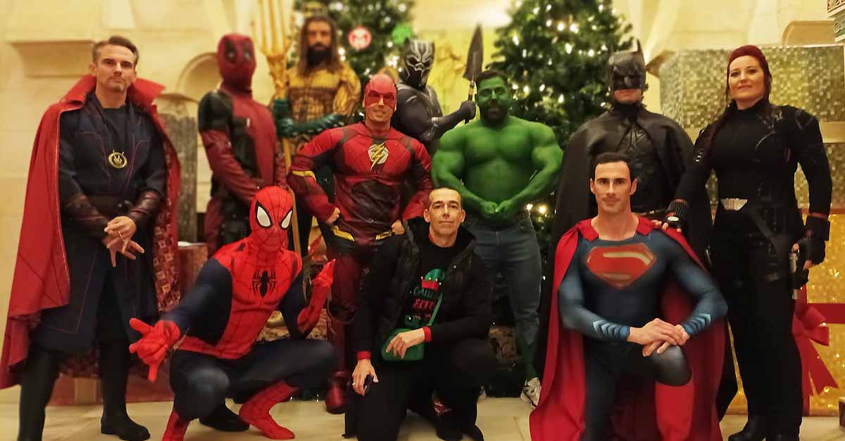 Los Súper Héroes reciben a los niños este martes 13 en el Castillo de San Marcos