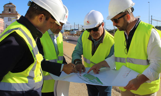 Beardo supervisa las obras del aparcamiento subterráneo