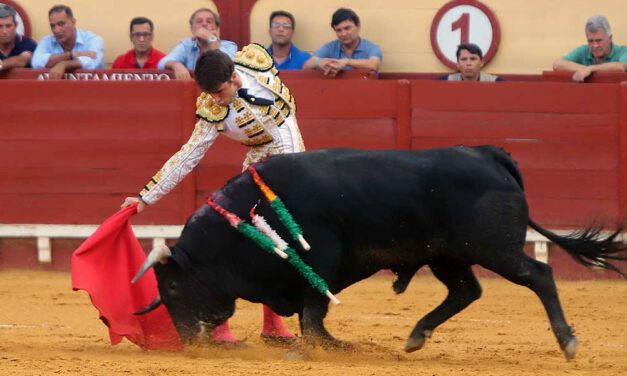 El novillero portuense Víctor Barroso se enfrenta a los de Cebada Gago esta tarde en el Alfarero de Oro 2023