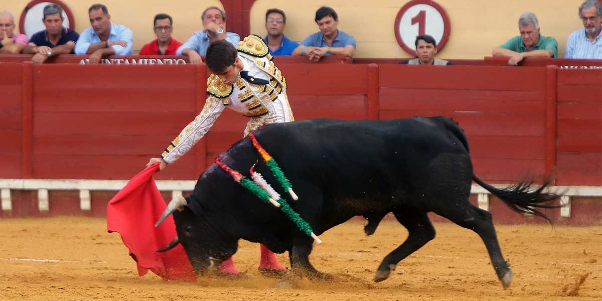 El novillero portuense Víctor Barroso se enfrenta a los de Cebada Gago esta tarde en el Alfarero de Oro 2023