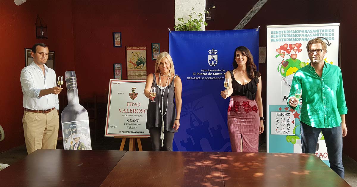 El mundo portuense del vino se une en agradecimiento a los sanitarios