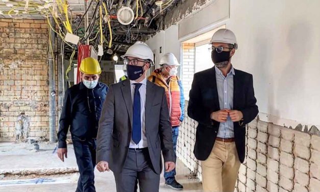 Las obras de la residencia en Las Banderas avanzan a buen ritmo