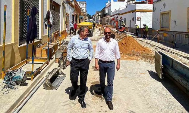 A buen ritmo las obras de Apemsa para renovar el abastecimiento y saneamiento en San Francisco