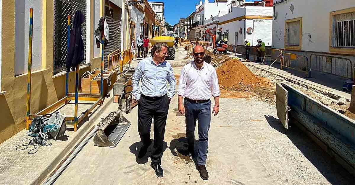 A buen ritmo las obras de Apemsa para renovar el abastecimiento y saneamiento en San Francisco