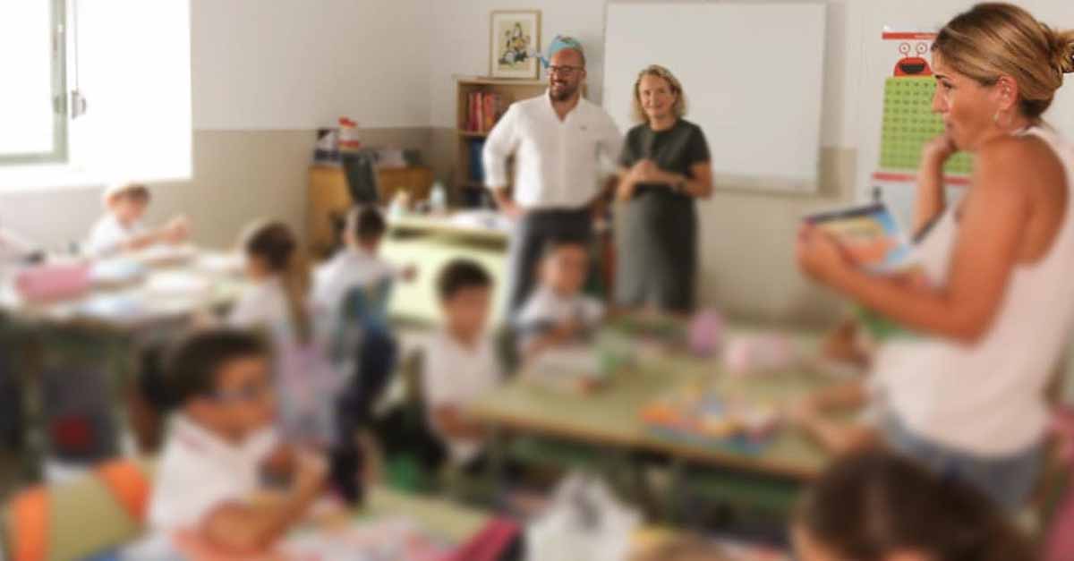 Los escolares de Infantil y Primaria de El Puerto comenzaron el nuevo curso académico