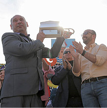 Manolo "El Polvorón" recibe el XVII Gañote de Oro