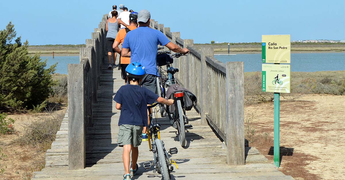 El Parque de los Toruños reabre los puentes que comunican El Puerto y Puerto Real