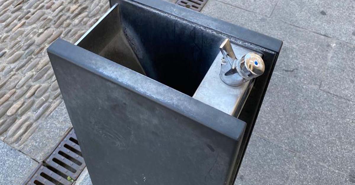 El Ayuntamiento cierra las fuentes para beber agua para evitar riesgos de contagios de Covid-19