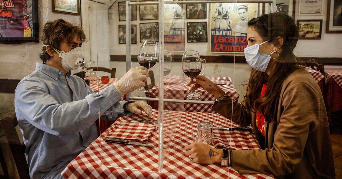Mamparas en los restaurantes