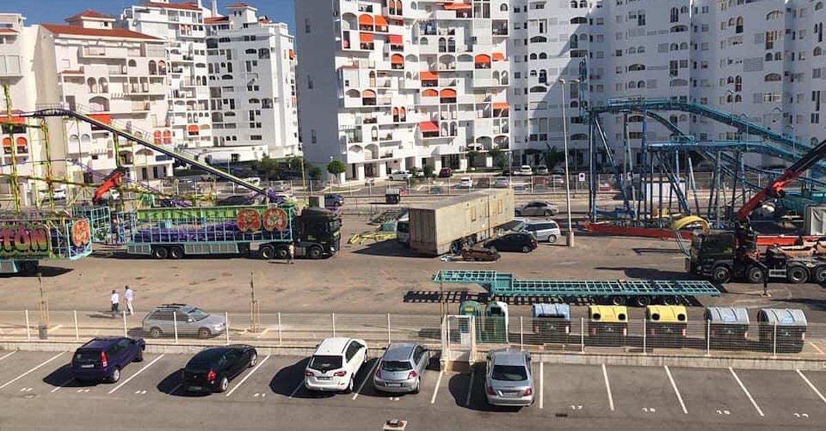 Vox denuncia que las atracciones montadas en Valdelagrana carecen de licencia