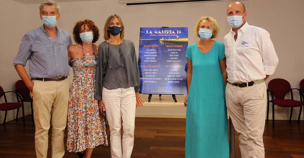 Puerto Sherry acogerá este verano "La Galería 18", una muestra de la obra de 20 artistas
