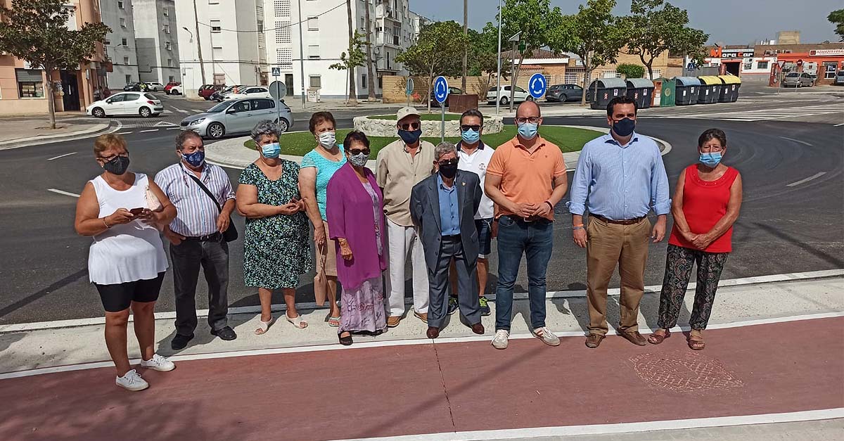 Finaliza la construcción de la glorieta de Las Nieves