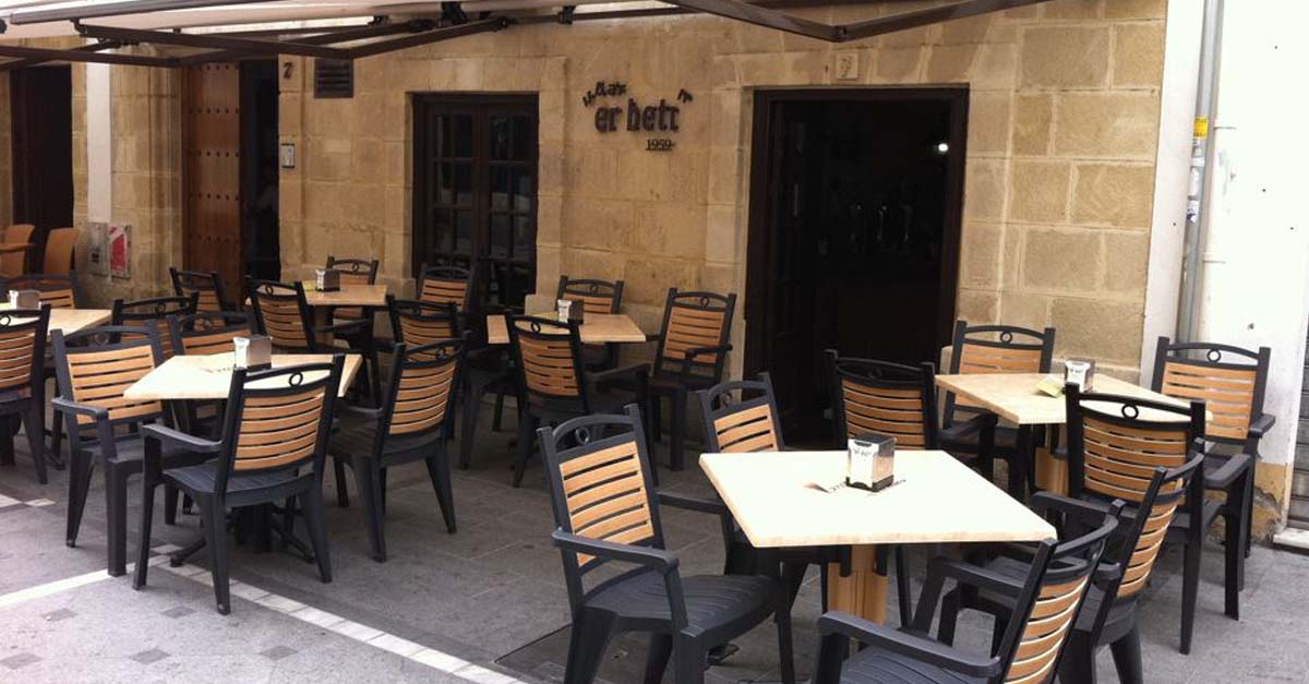 El bar 'Er Beti' cierra temporalmente tras detectar un positivo en una trabajadora