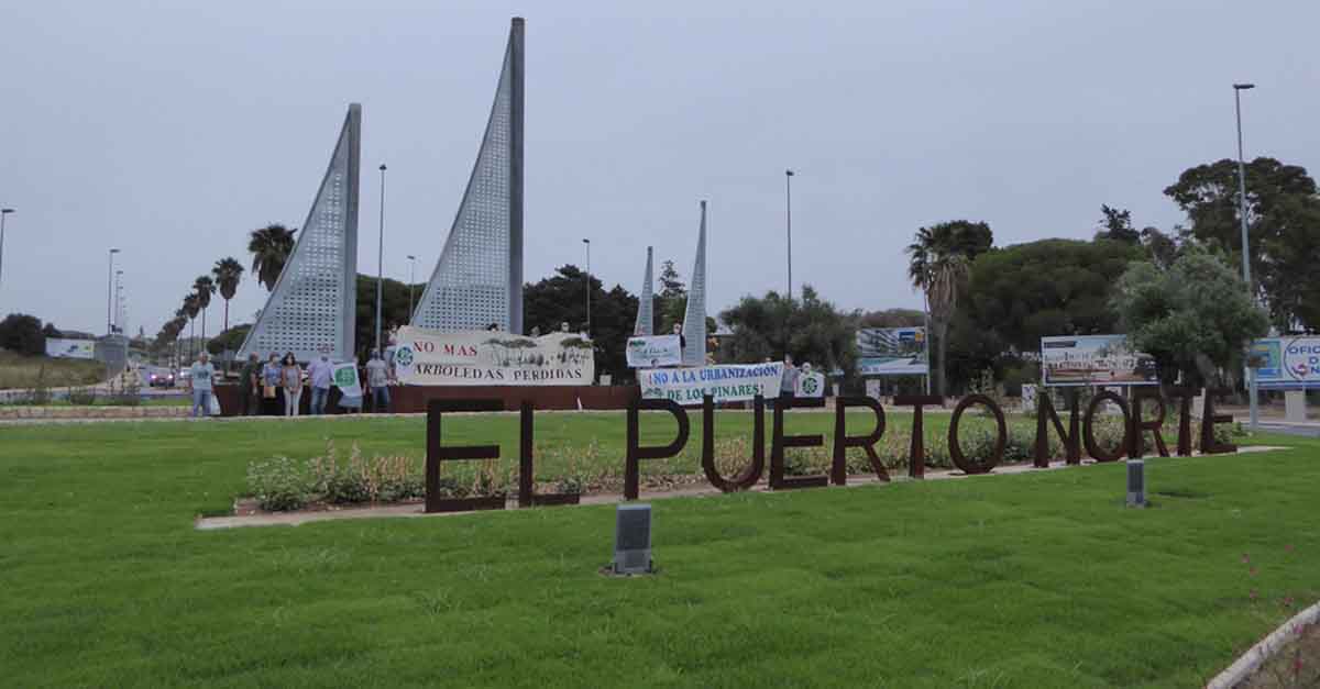 Ecologistas organizan una inauguración alternativa de la rotonda de Puerto Norte