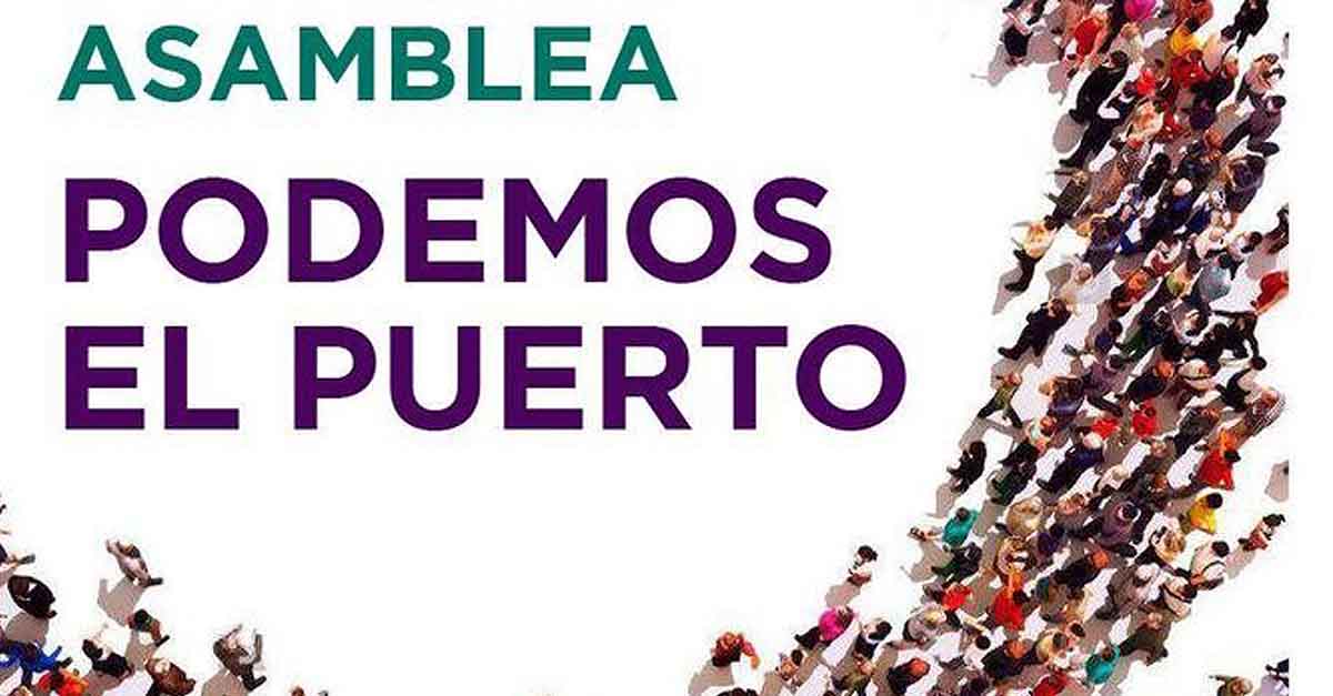 Podemos El Puerto celebra este jueves una asamblea en el parque de El Juncal