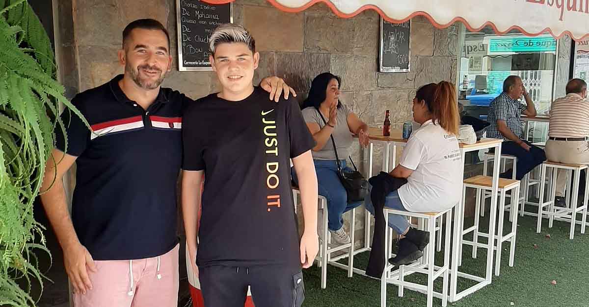 El campeón de España de Tenis de Mesa sorprende a un joven palista de El Puerto