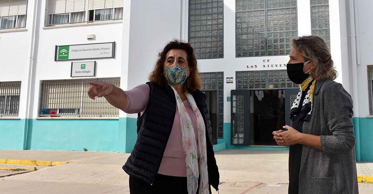 Educación realiza mejoras en la zona de infantil del colegio Las Nieves