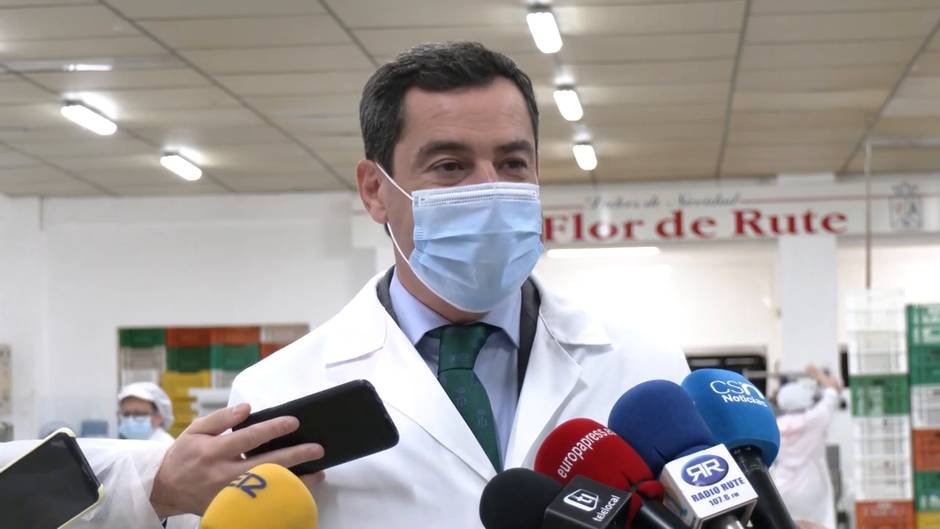 Moreno anima a españoles y andaluces a "consumir y regalar" productos navideños andaluces