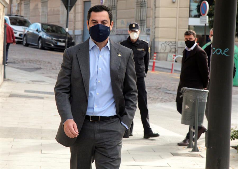 Moreno aspira a un marco único de medidas en Andalucía y pide sentido común en Navidad