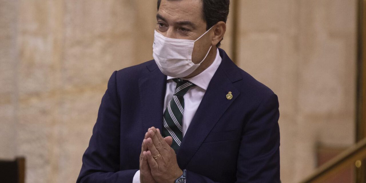 Juanma Moreno, sobre la covid: "No olvidemos que mañana podemos ser cualquiera"