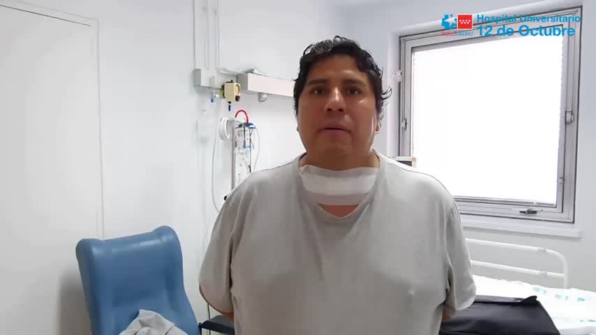 Tras 44 días ingresado por Covid consigue el alta para pasar la Navidad con sus 7 hijos