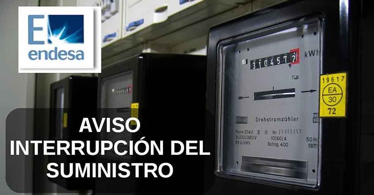 Endesa informa de cortes de luz programados para este miércoles en varios puntos