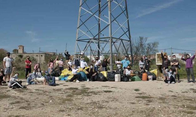 Voluntariado ambiental del movimiento Zero Waste limpia la Salina de San José