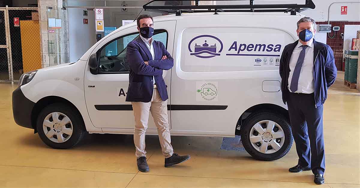 Apemsa incorpora su primer vehículo eléctrico apostando por el medio ambiente