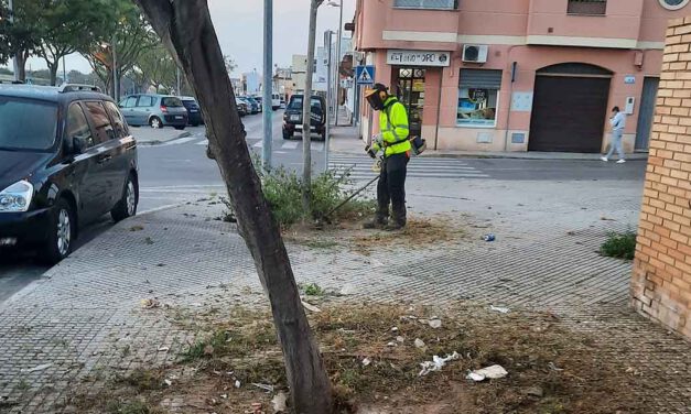 Medio Ambiente avanza en la campaña de desbroce de espacios urbanos