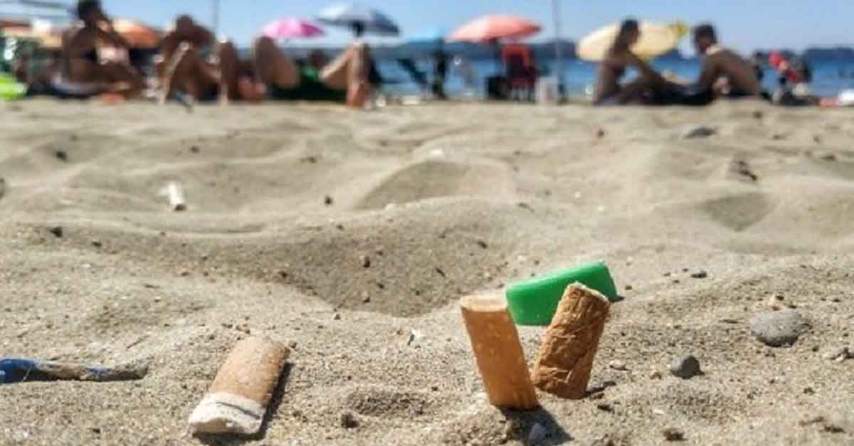 Medio Ambiente recogió casi 30 kilos de colillas este verano en las playas portuenses