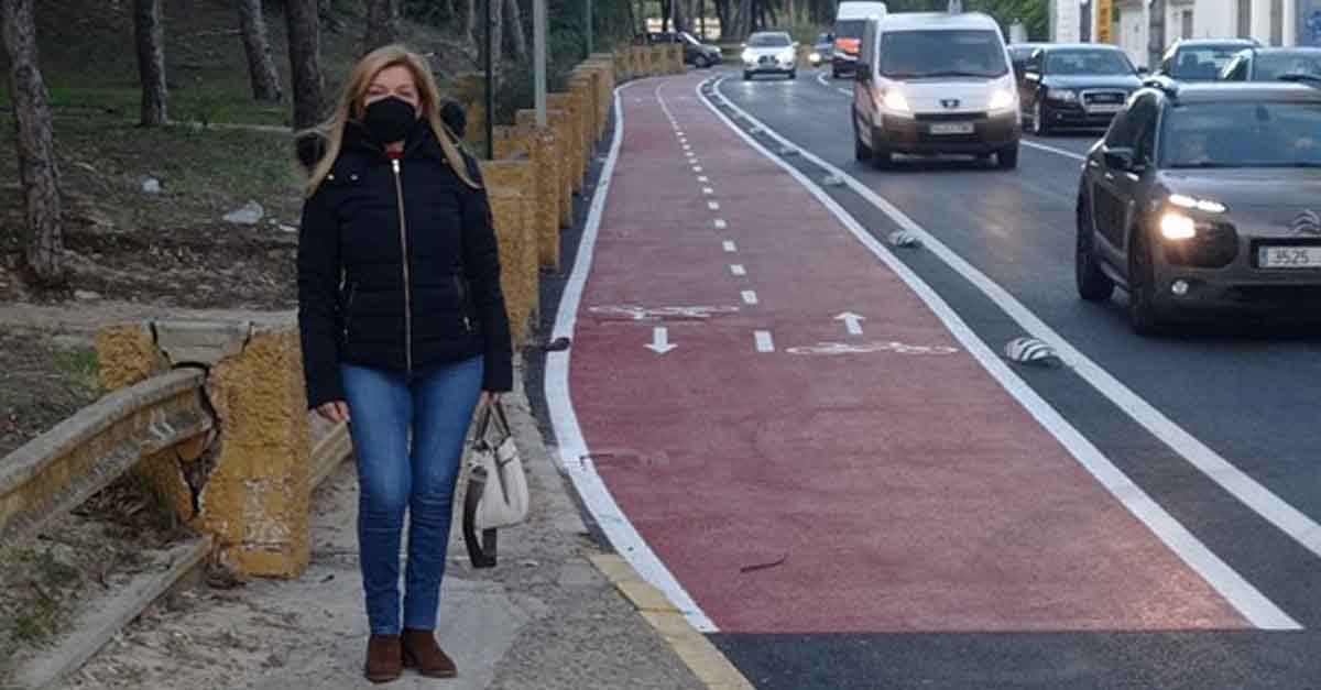 “El carril bici que no lleva a ningún sitio”, otra chapuza de Curro Martínez, ahora en La Puntilla