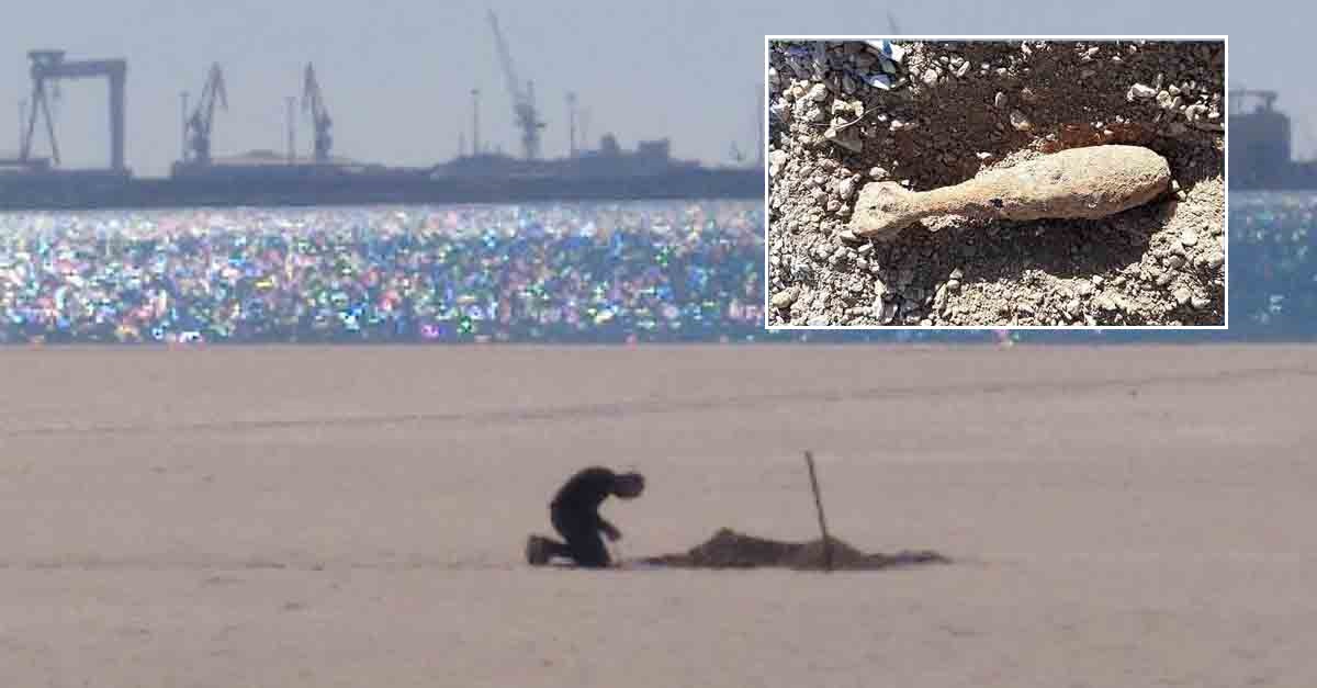 El Tedax detona un proyectil de la Guerra Civil española hallado en El Puerto