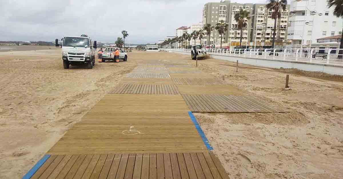 El Puerto comienza a preparar su litoral para la primavera y la Semana Santa 2022