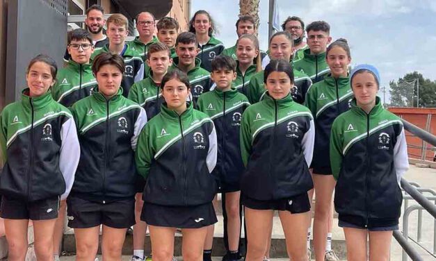 El palista infantil del CTM Portuense Pablo Castillo Mulero, con la expedición andaluza en los Campeonatos de España