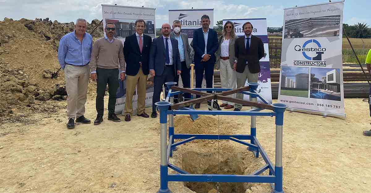 Colocada la primera piedra del nuevo centro de I+D de Titania en el Parque Tecnológico Tecnobahía de El Puerto