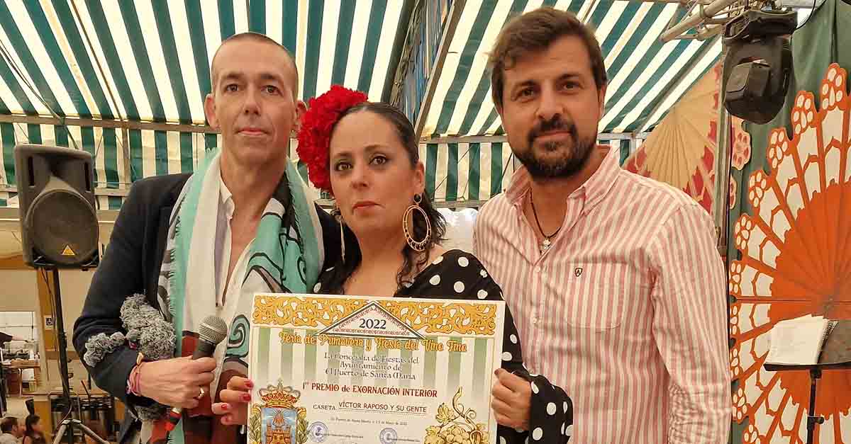 La Caseta de Víctor Raposo se alza con el Primer Premio de decoración de interiores de la Feria de El Puerto 2022