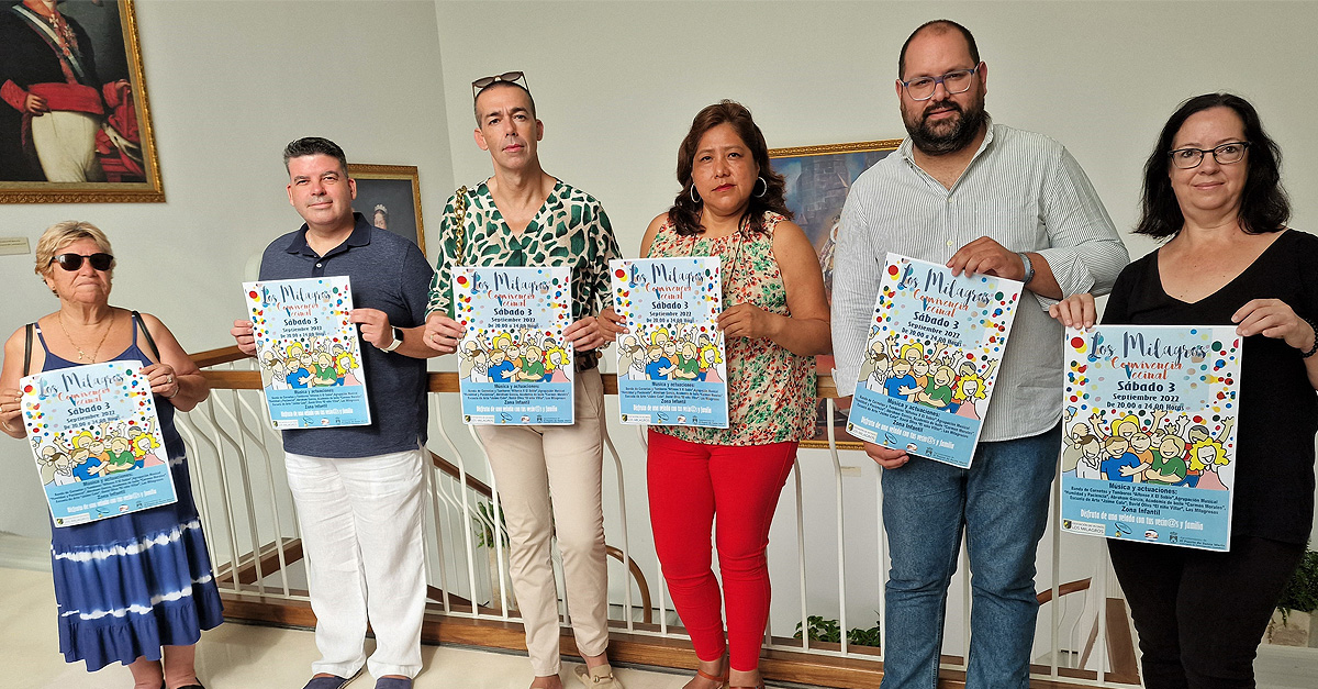 Participación Ciudadana y la AA VV Los Milagros presentan el cartel de la tradicional convivencia vecinal