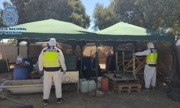 Cae el primer laboratorio de cocaína español con estructura similar a los de Sudamérica