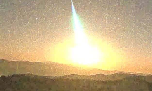 Una bola de fuego de origen asteroidal sobrevuela varias provincias andaluzas a 53.000 kilómetros por hora