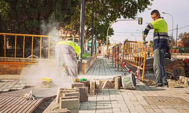 Avanza la reurbanización de la avenida de Sanlúcar